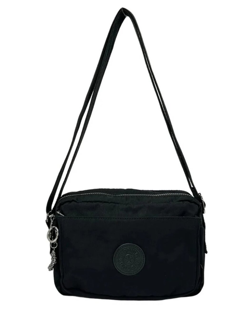 Kipling Black Nylon Shoulder Bag